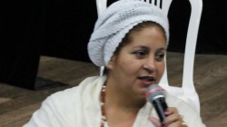 Iyálorixá Cristina d’Osun is the religious leader of the Ilê Asé Iyalode Oyo, Coordinator of the São Paulo Nucleous of RENAFRO and the Coordinator of the Renafro Women of Axé Working Group
