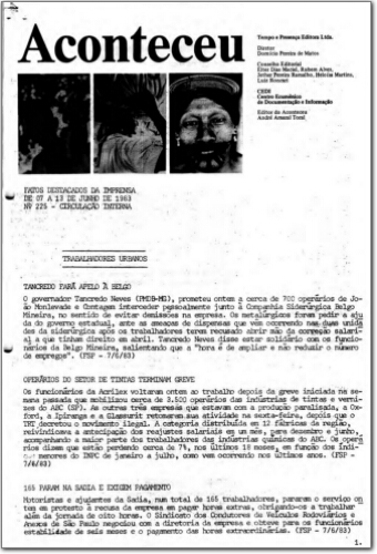 Aconteceu Fatos Destacados na Imprensa (n. 225, jun. 1983.)