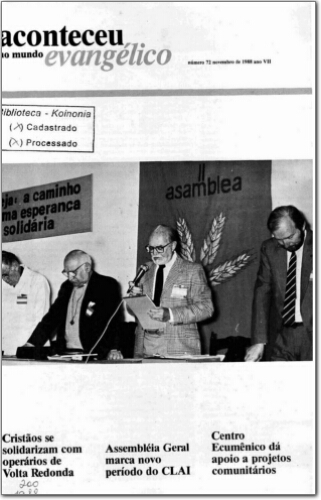 Aconteceu no Mundo Evangélico (n. 72, nov. 1988.)