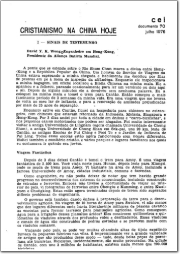 CEI (n. 70, jul. 1976.)