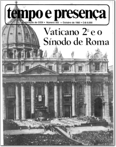 Tempo e Presença (n. 202, out. 1985.)