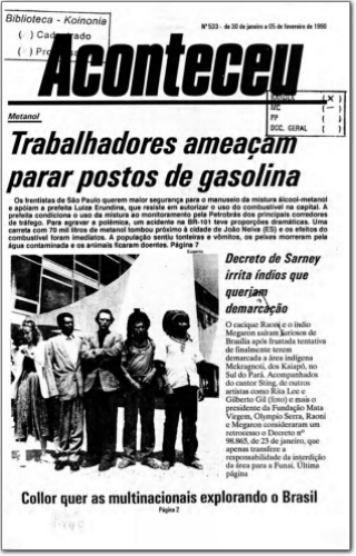 Aconteceu (n. 533, jan/ fev. 1990.)